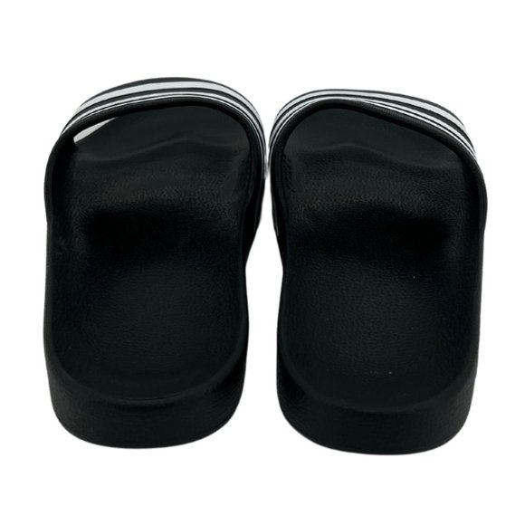 Adidas Unisex Black & White Adilette Aqua Slide / Various Sizes - Picture 4 of 5